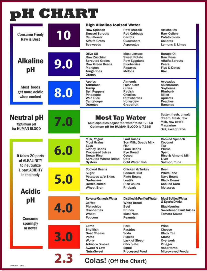 Inflammation Levels Chart