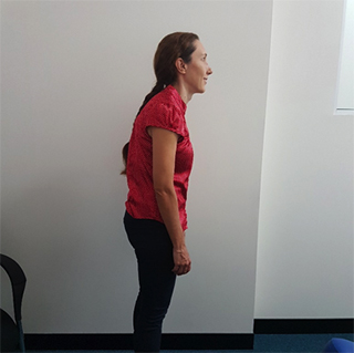 Dr Schiller corrects poor posture